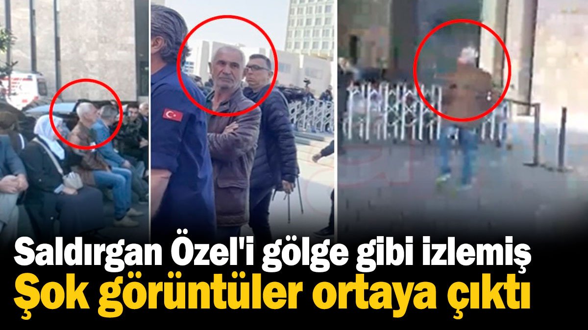 Saldırgan Özel'i gölge gibi izlemiş, Şok görüntüler ortaya çıktı