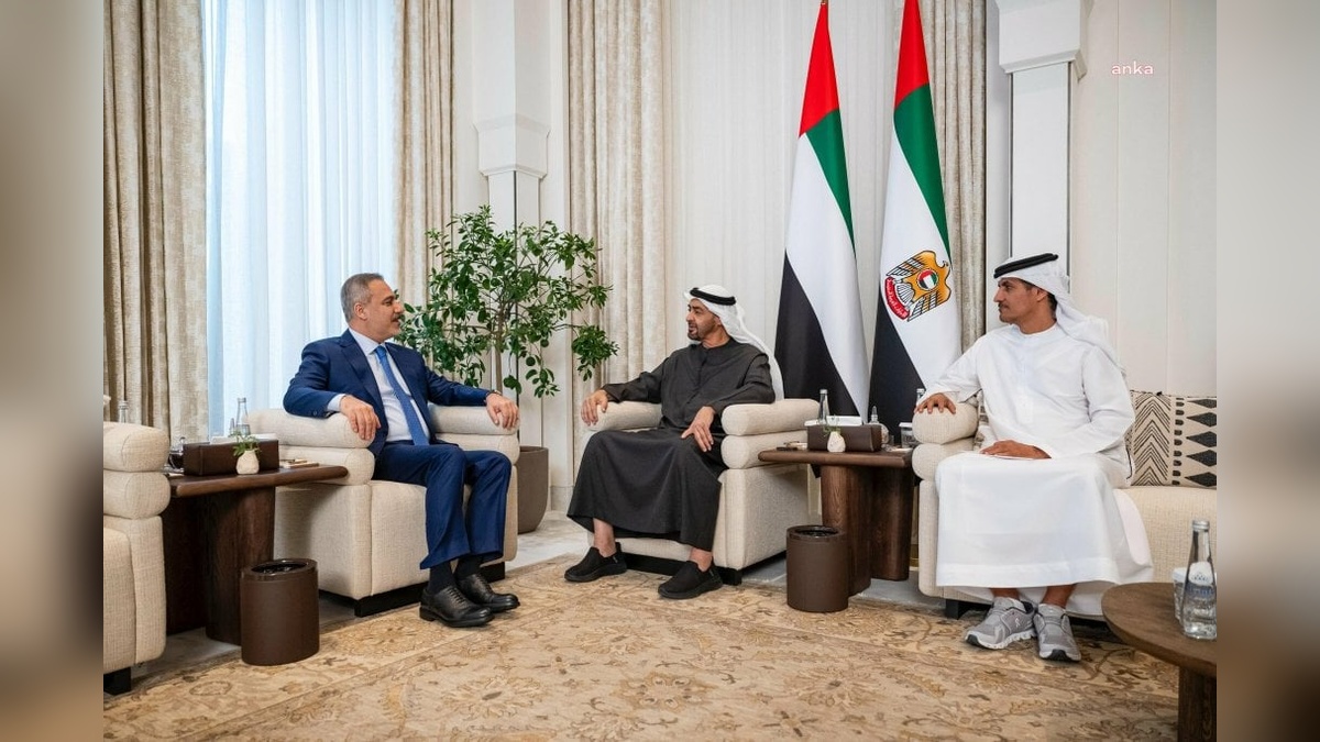 Hakan Fidan, Şeyh Muhammed bin Zayid Al Nahyan tarafından kabul edildi