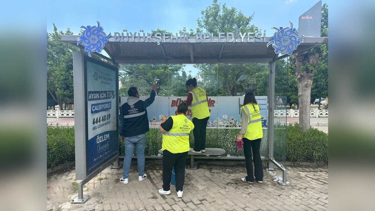 Aydın Büyükşehir Belediyesi Didim'de çevre düzenlemesi gerçekleştirdi