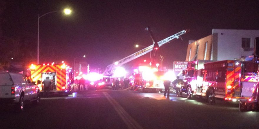 Las Vegas'ta motelde yangın