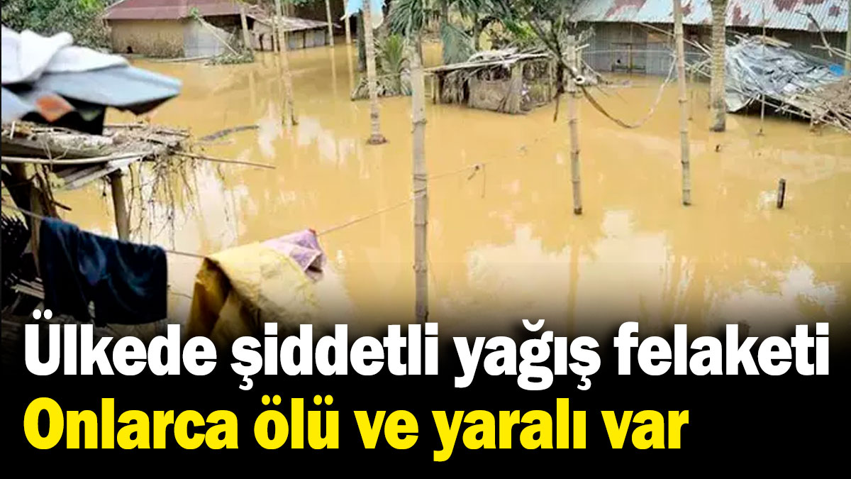 Hindistan'da şiddetli yağış felaketi! Onlarca ölü ve yaralı var