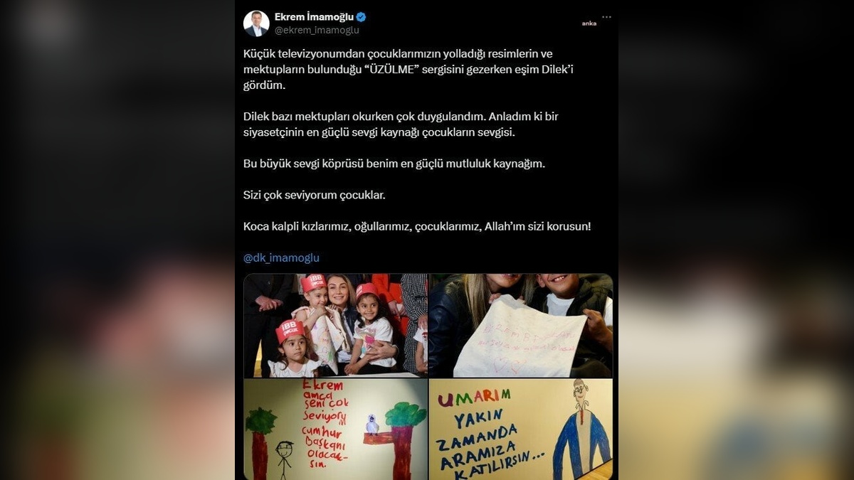 İmamoğlu: Çocukların sevgisi en güçlü mutluluk kaynağım