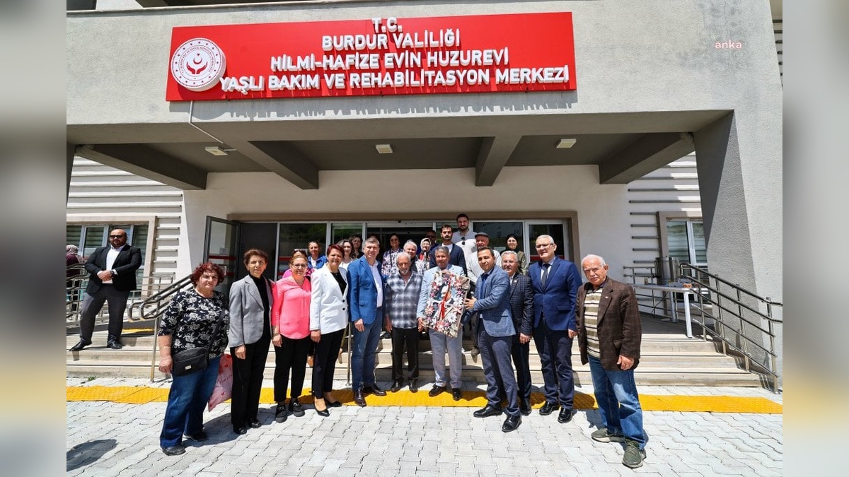 Burdur Belediye Başkanı Ercengiz, Hilmi-Hafize Evin Huzurevi'ni ziyaret etti