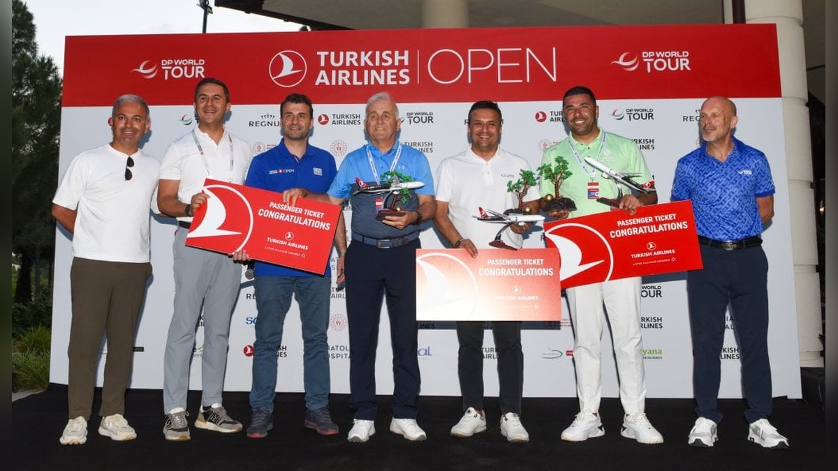 Turkish Airlines Open'da Turkish Airlines-7 takımı Pro-Am Turnuvası'nı kazandı