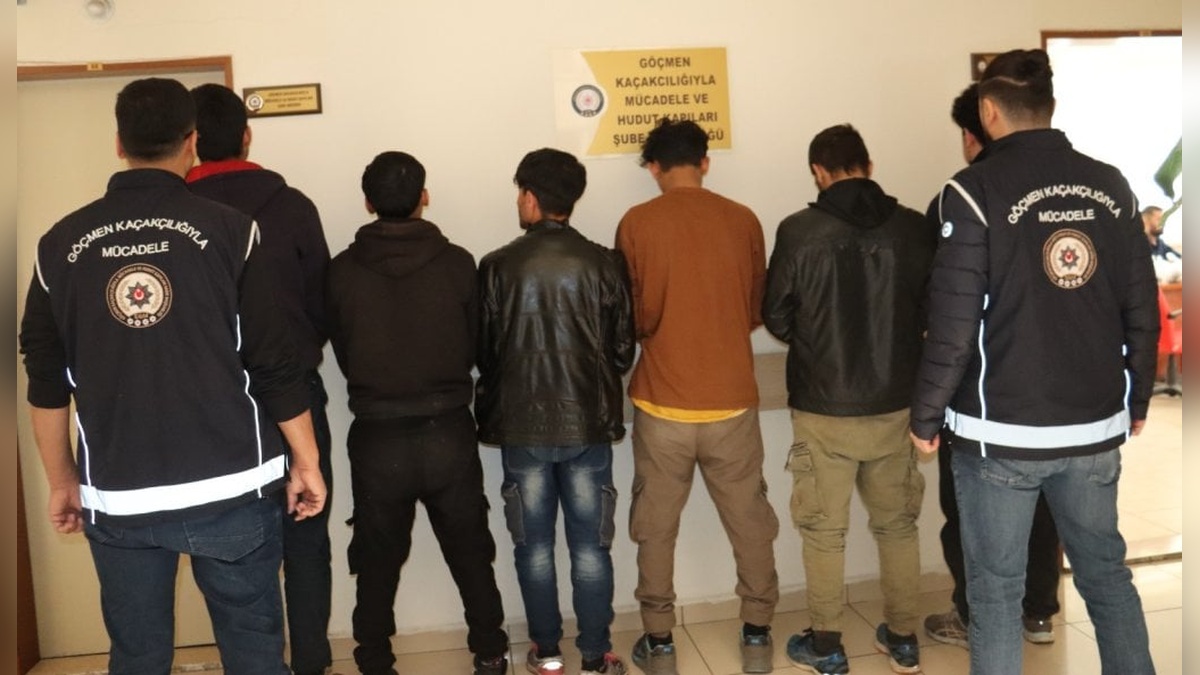 Amasya'da 6 Afganistan uyruklu kaçak göçmen yakalandı