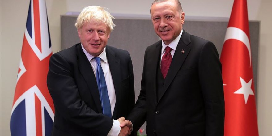 Erdoğan ile Johnson görüştü