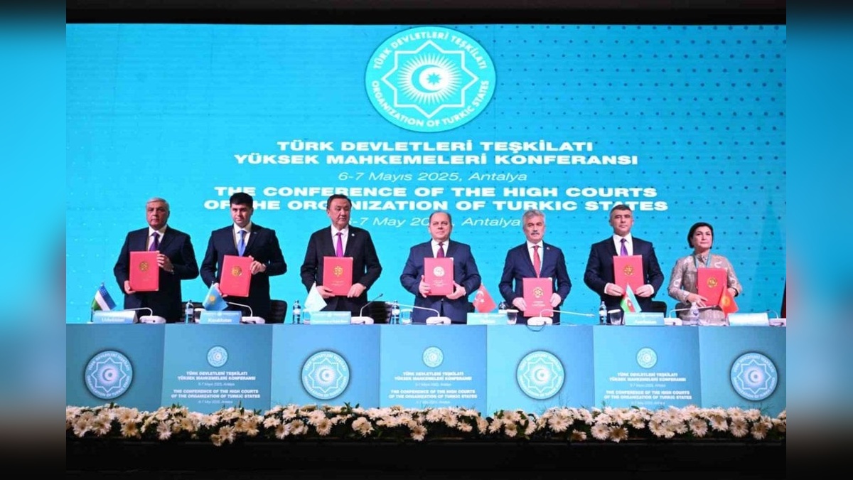 Antalya'da Türk Devletleri Teşkilatı Yüksek Mahkemeler Konferansı sonuçlandı
