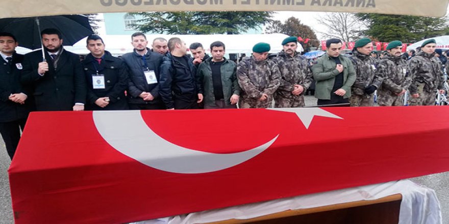 Şehit polis son yolculuğuna uğurlandı