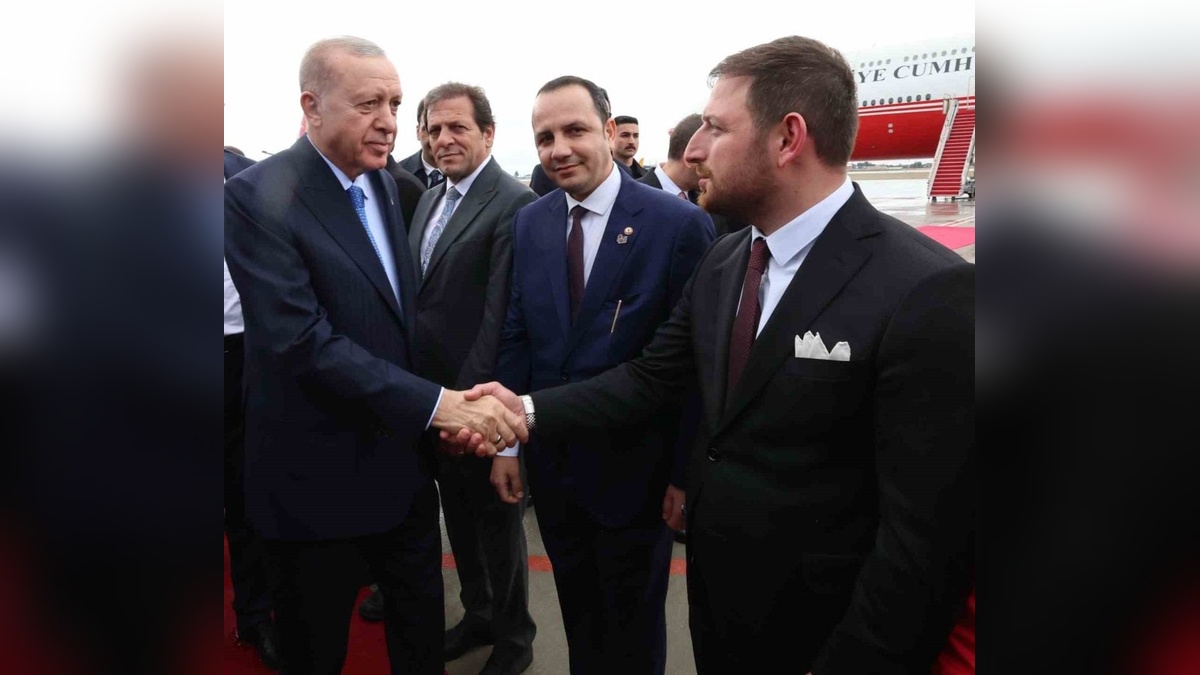 Faruk Koç, Erdoğan'ın Kıbrıs ziyaretine eşlik etti