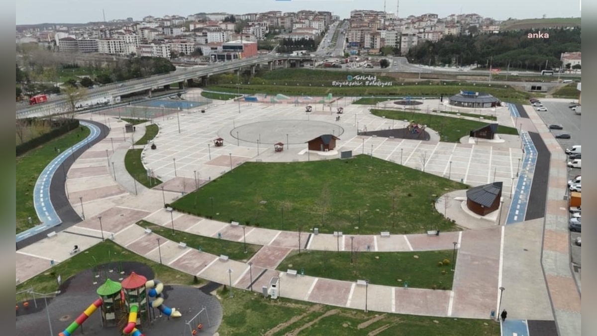 Tekirdağ Büyükşehir Belediyesi Çerkezköy Kent Park'ı yeniliyor