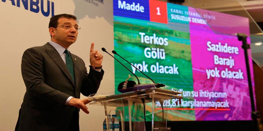 İmamoğlu'ndan Kanal İstanbul toplantısı