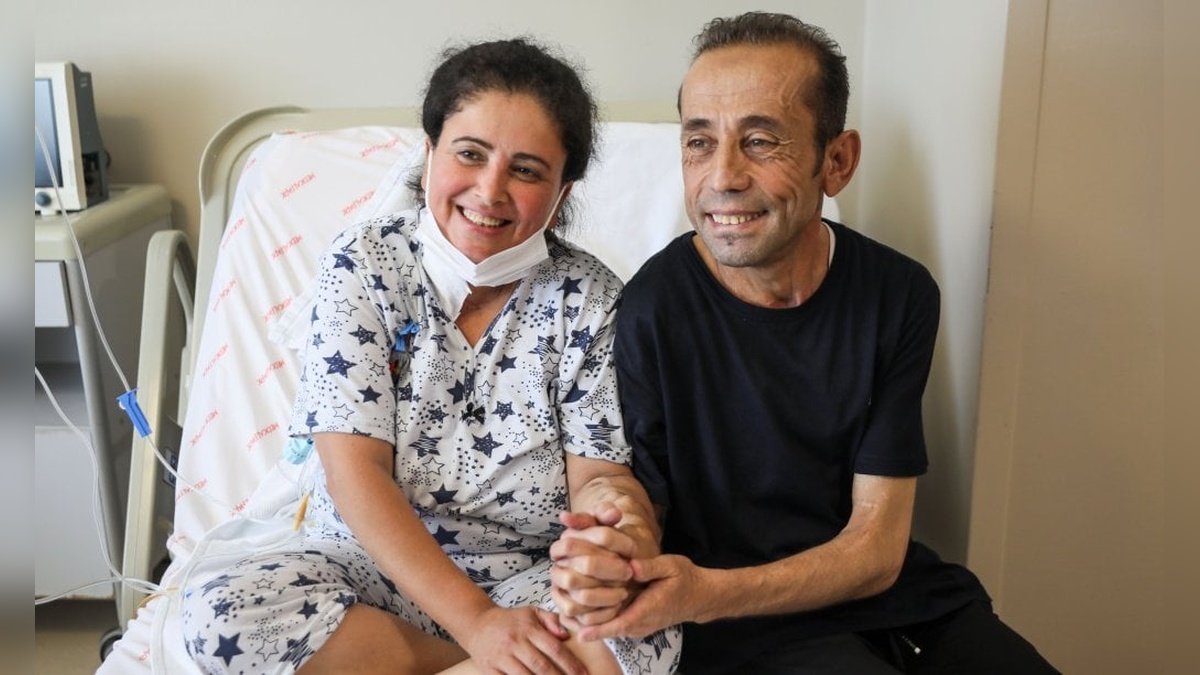 Hatay'da iki kez böbrek nakli olan çift, 'mucize' bir şekilde yeniden bir araya geldi