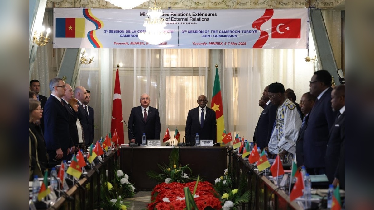 Yaşar Güler, Türkiye-Kamerun KEK 3'üncü dönem toplantısına başkanlık etti