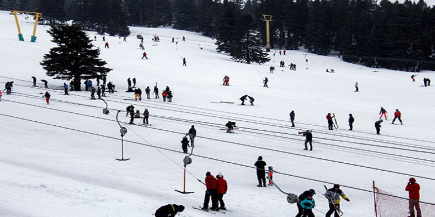 Uludağ'da, kar mutluluğu