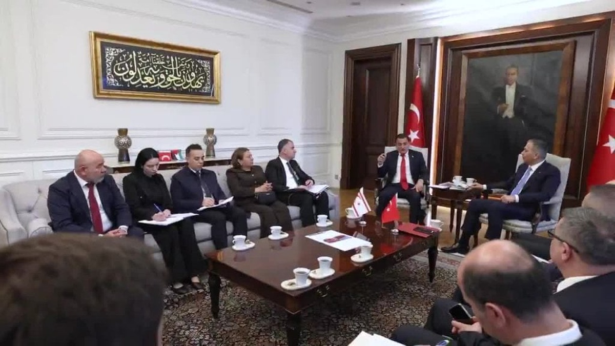 Yerlikaya, KKTC İçişleri Bakanı Oğuz'u ağırladı