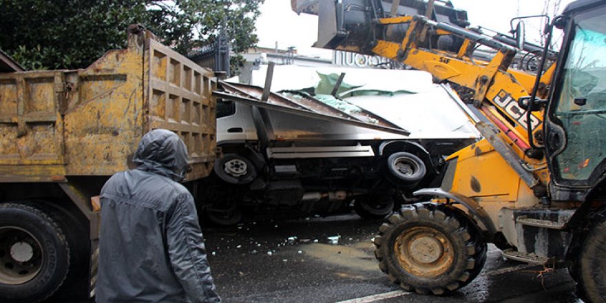 Sarıyer'de ilginç kaza