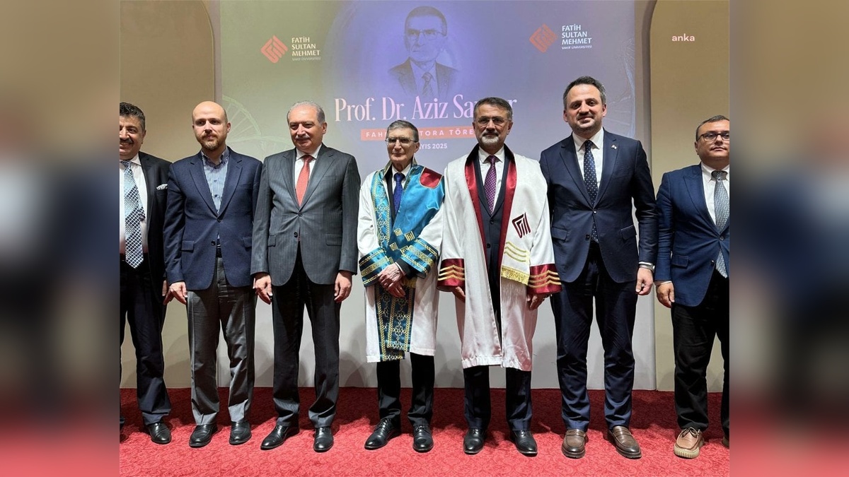 Fatih Sultan Mehmet Vakıf Üniversitesi, Aziz Sancar'a fahri doktora verdi