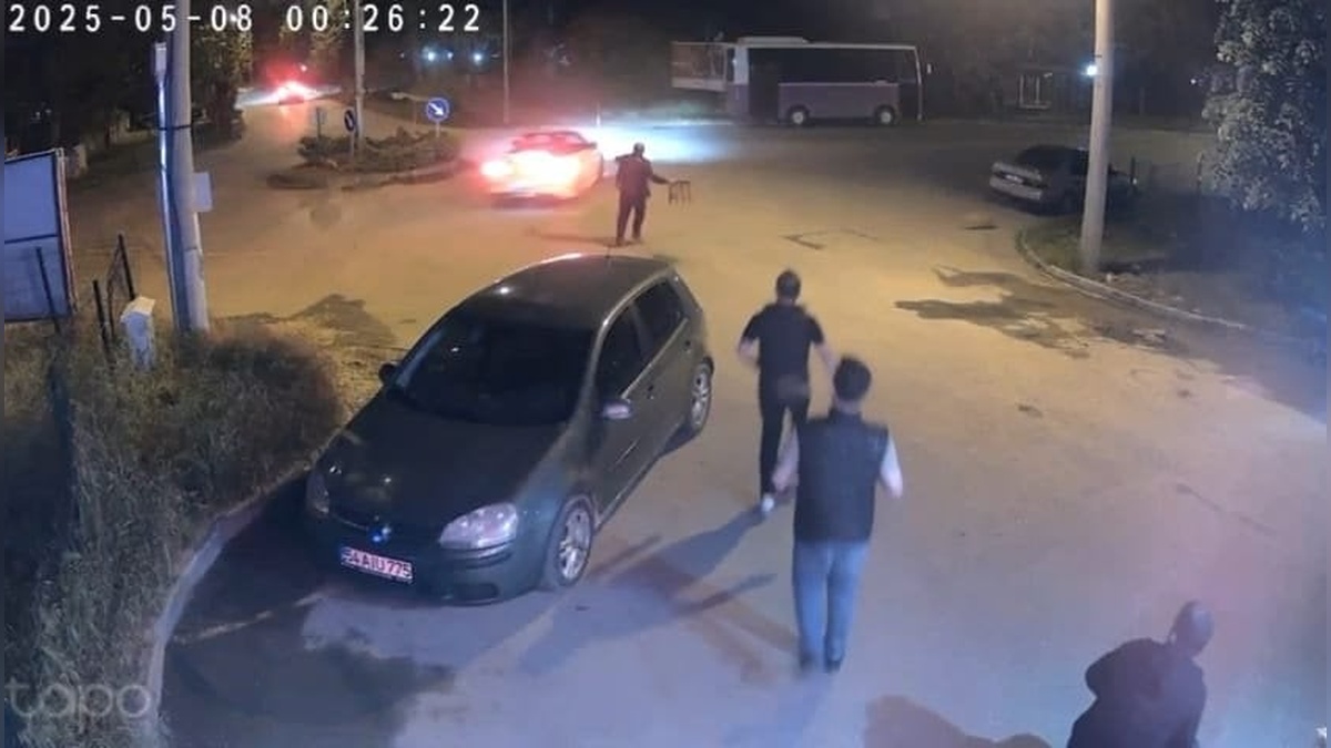 Sapanca'da drift atan sürücüye tabureli tepki