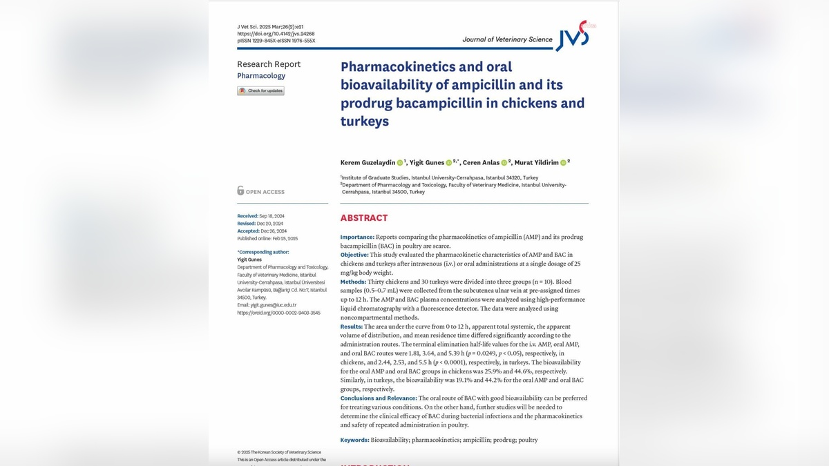 Bayrampaşa Belediyesi Veteriner İşleri Müdürü Kerem Güzelaydın’ın doktora tezi bilimsel dergide yayımlandı
