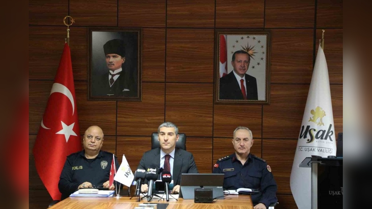 Uşak Valisi Aktaş'tan nisan ayı güvenlik verileri