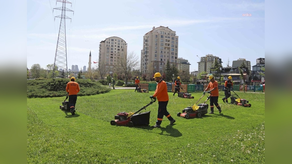 Çankaya Belediyesi, 3 Milyon Metrekarelik Yeşil Alanı Bakımından Geçiriyor