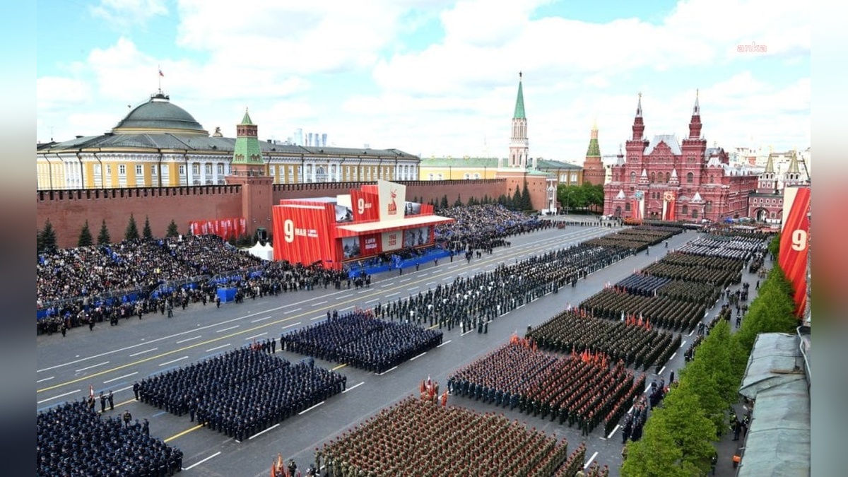 Dünya, II. Dünya Savaşı'nın sona ermesinin 80. yılını andı: Putin, Şi ve Lula da Moskova'daki törende