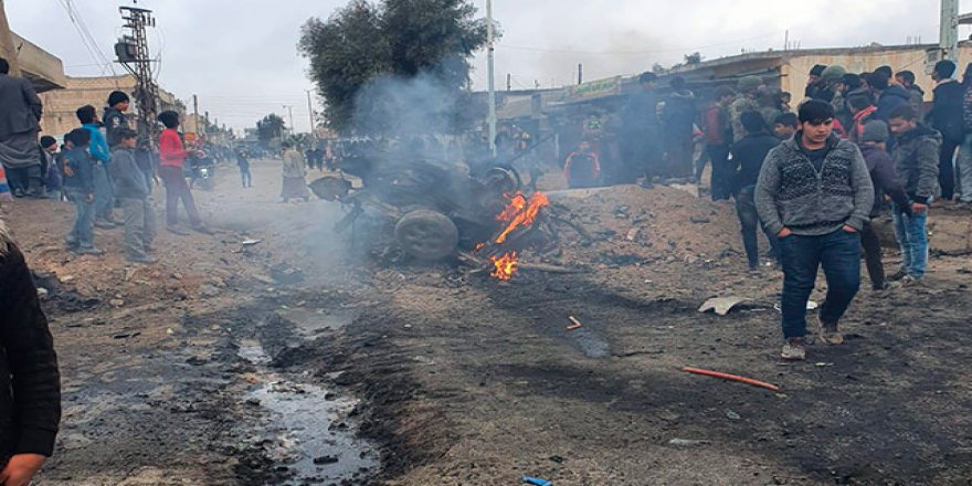 Tel Abyad'da bombalı araçlı saldırı