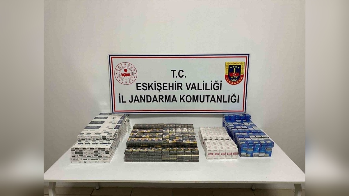 Eskişehir'de bin 100 paket kaçak sigara ele geçirildi