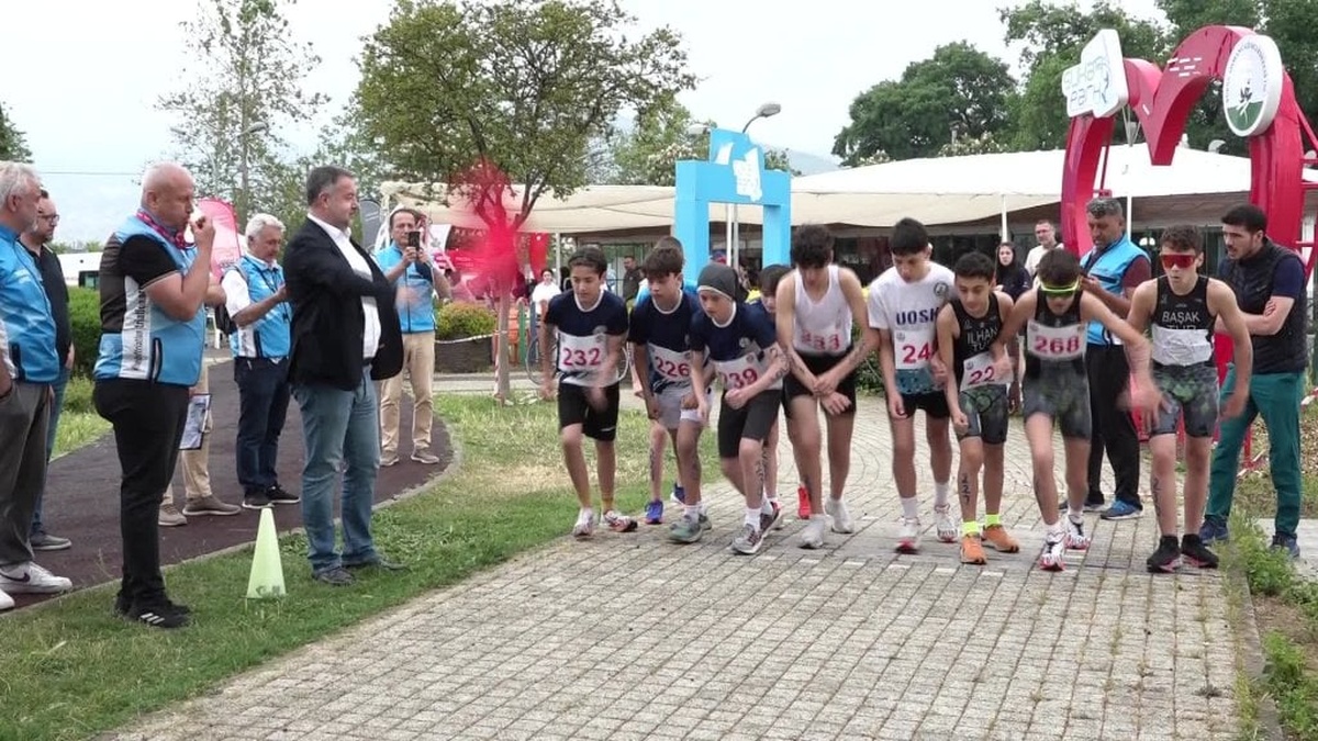 Bursa'da duatlon heyecanı: 4 ilden 103 sporcu yarıştı