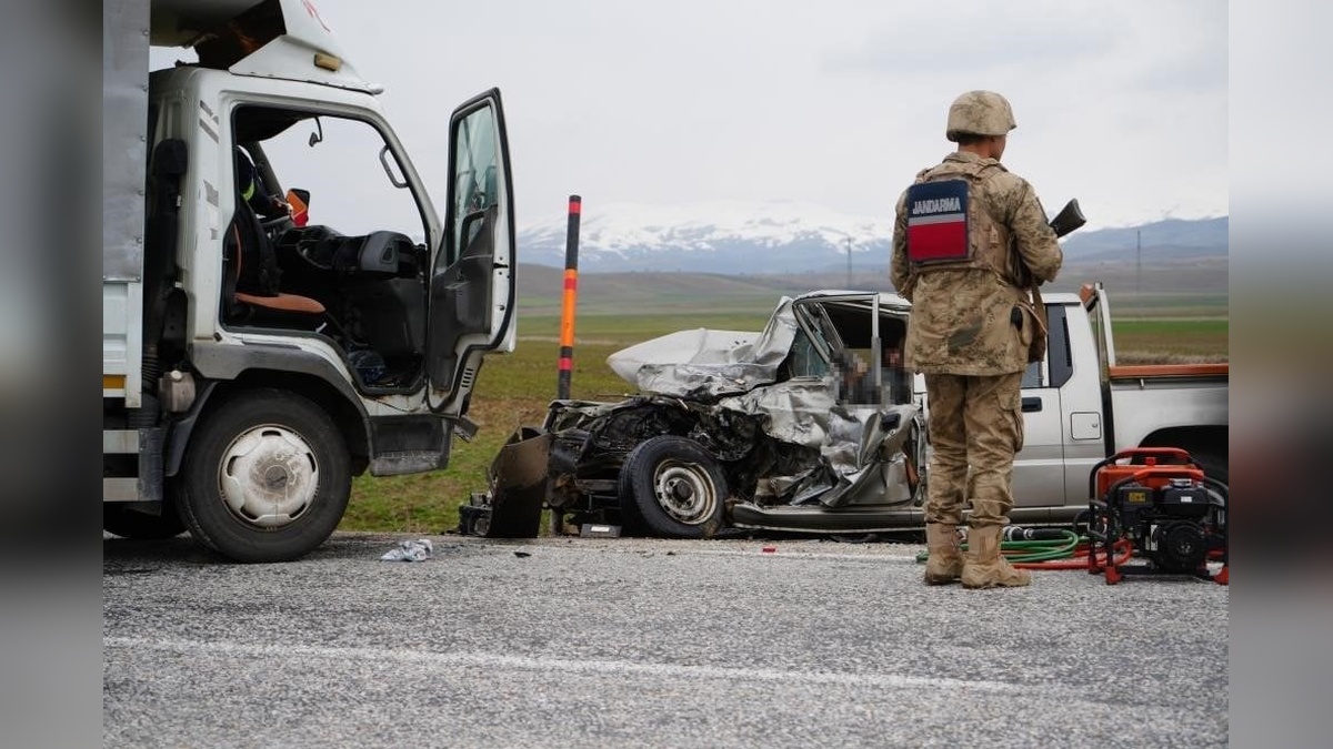 Erzurum'da nisan ayında 17 yaralamalı trafik kazası