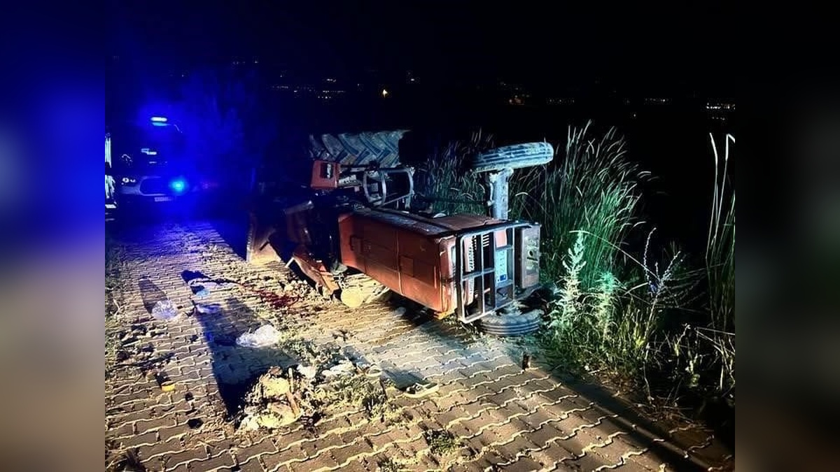 Manisa'da traktör kazası: 1 ölü, 1 yaralı