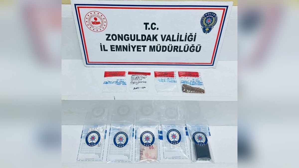 Zonguldak'ta uyuşturucu operasyonu: 5 tutuklama