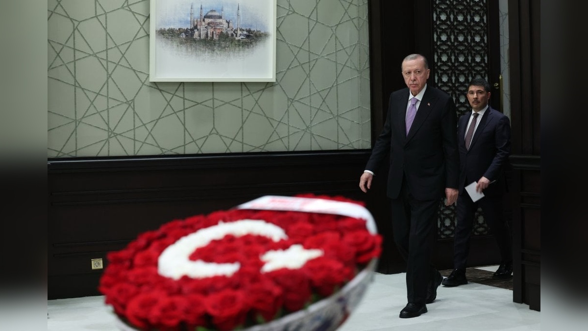 Bahçeli'den kabine toplantısına ay yıldızlı çiçek