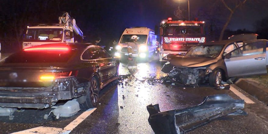 Sarıyer'de feci kaza!