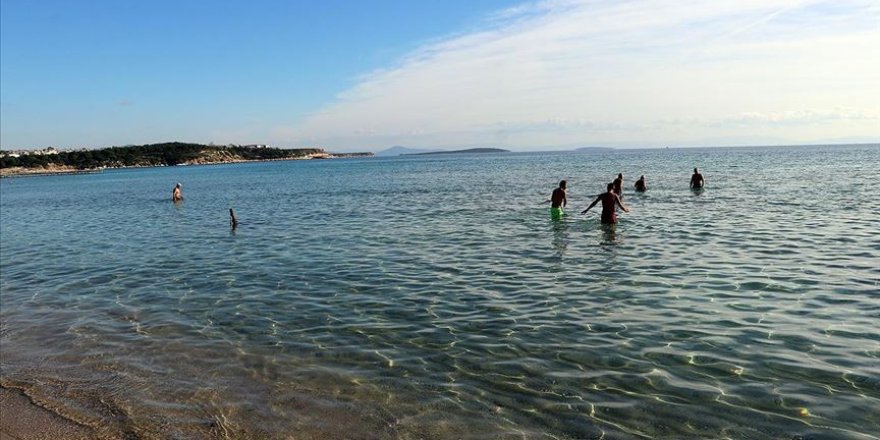 Aydın'da ocak ayında deniz keyfi