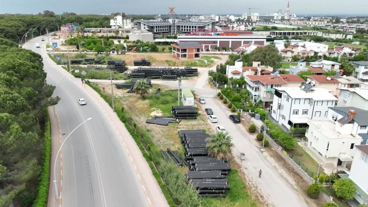 Antalya Büyükşehir Belediyesi’nden Serik Oteller Bölgesi’ne 125 milyon TL’lik yatırım: İçme suyu hattı yapımına başlandı