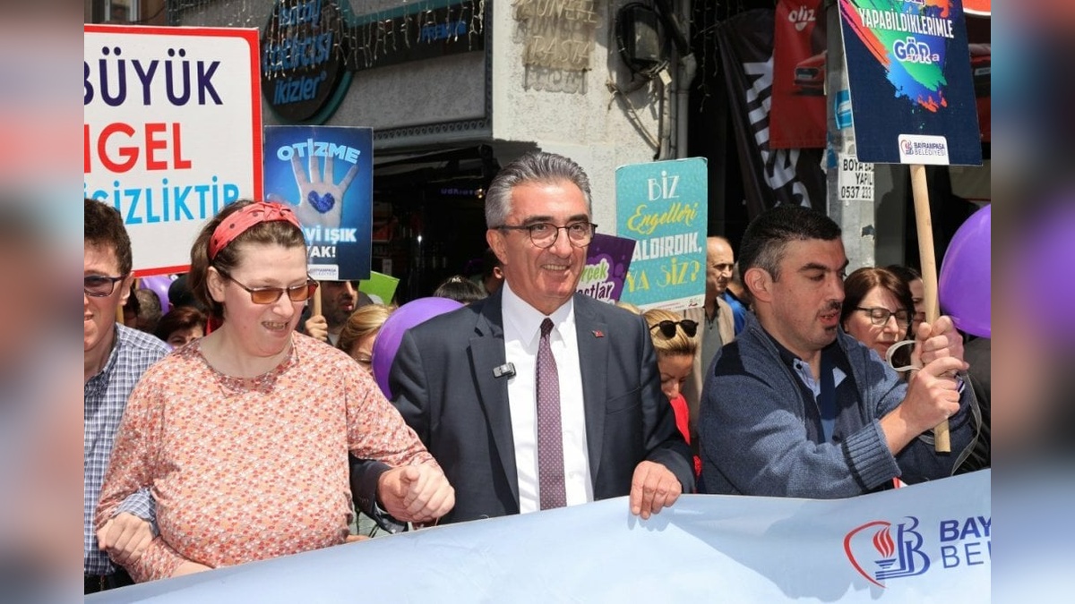 Bayrampaşa Belediyesi'nden engelliler haftası yürüyüşü: 'En büyük engel sevgisizliktir'