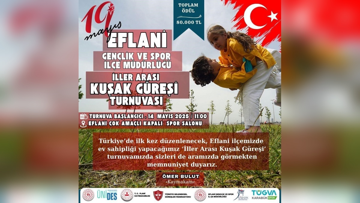 Karabük'te ilk: İller arası kuşak güreşi turnuvası Eflani'de