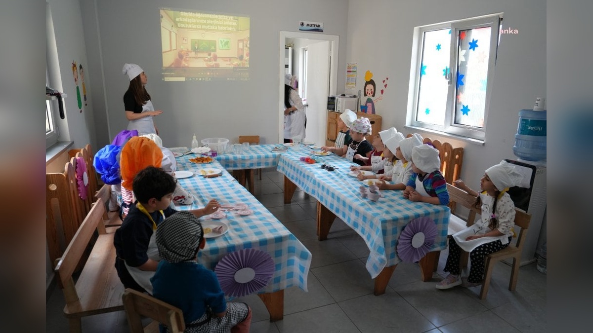 Kartal Belediyesi kreş öğrencileri, Besin Alerjisi Farkındalık Haftası'nı kutladı