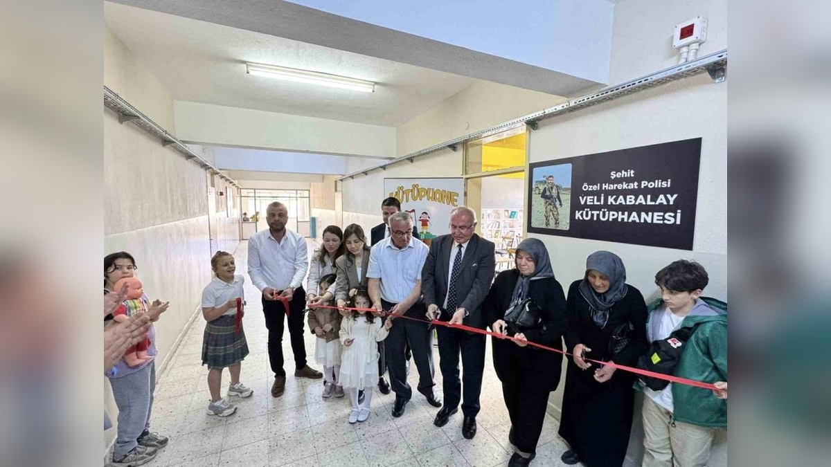 Karacasu'da Şehit Veli Kabalay Kütüphanesi açıldı
