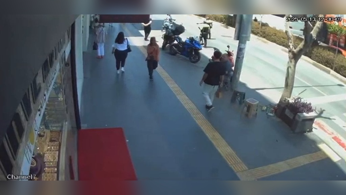 Manavgat'ta plakasız motosiklet sürücüsü polisten kaçtı: 35 bin lira ceza