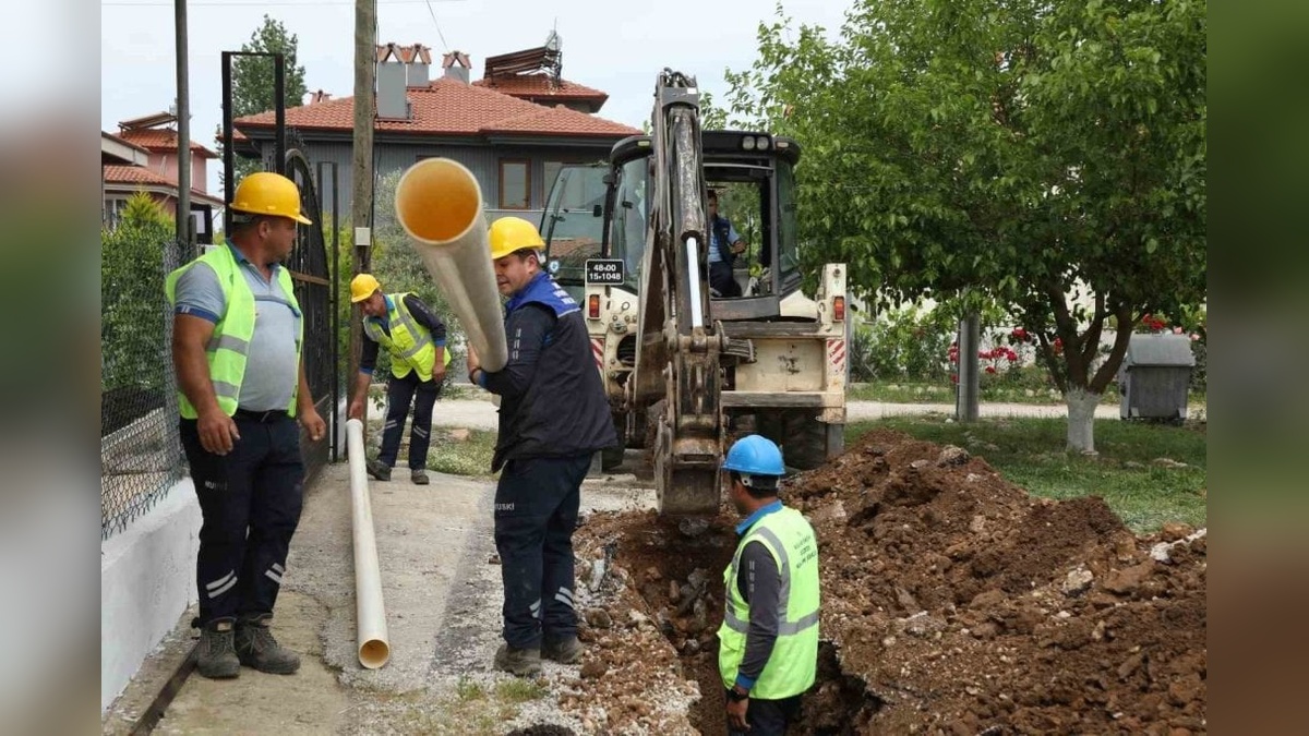 Muğla'da 3 bin 300 metrelik içme suyu hattı yenileniyor: Çıtlık Mahallesi rahat bir nefes aldı