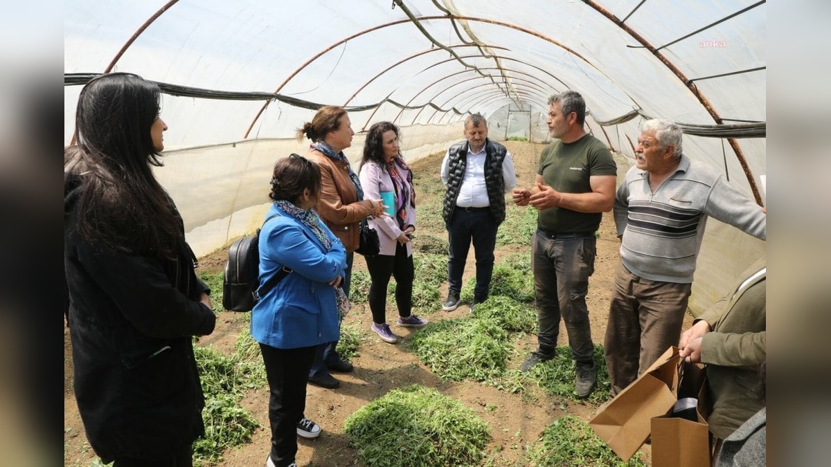 Eyüpsultan Belediyesi, çiftçiler günü'nde üreticileri ziyaret etti