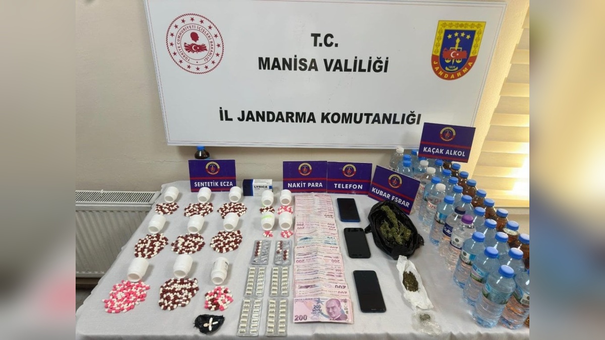 Manisa'da uyuşturucu operasyonu: İki gözaltı