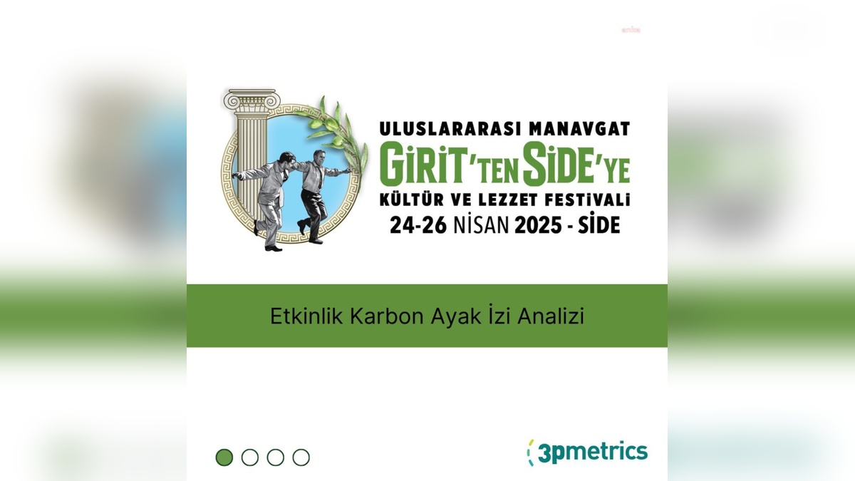 Manavgat Belediyesi: Kültür ve Lezzet Festivali’nin karbon ayak izi hesaplandı