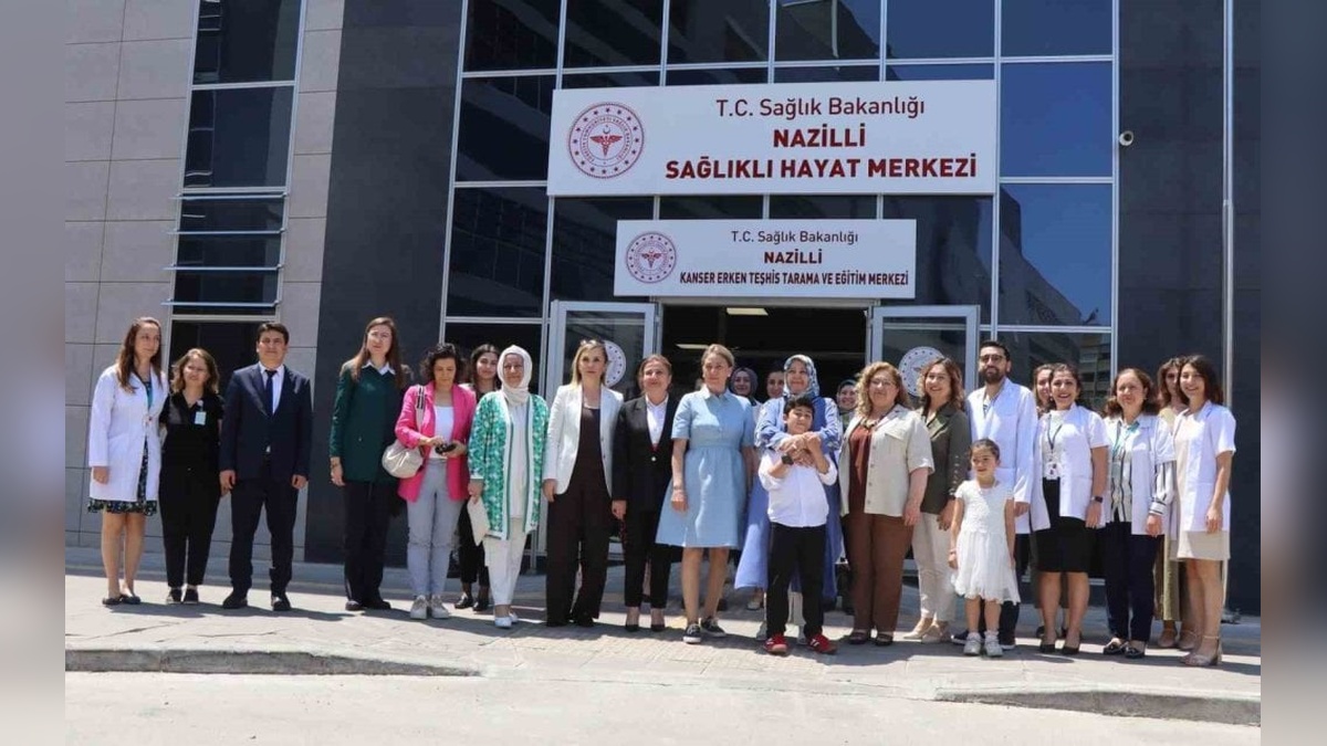 Ayşegül Canbolat, Nazilli Sağlıklı Hayat Merkezi'ni ziyaret etti: Sağlıklı yaşamın önemi vurgulandı