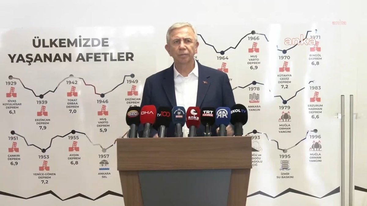 Ankara Büyükşehir Belediye Başkanı Yavaş: Konya depremi Ankara'da da hissedildi