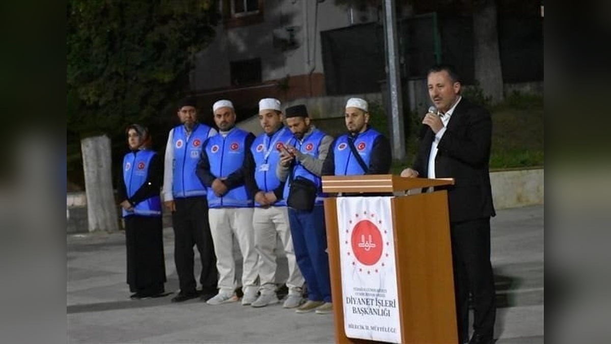 Bilecik'te 2025 hac yolcuları kutsal topraklara uğurlandı