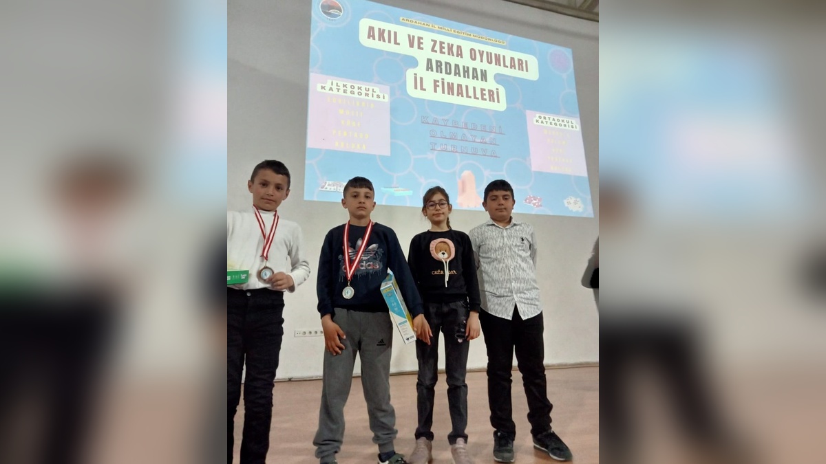 Ardahan Zeka ve Akıl Oyunları: Çıldırlı öğrenciler Türkiye finaline damga vurdu