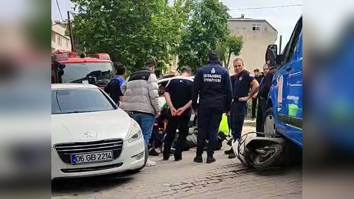 Avcılar'da Kaza: Kargo aracı ile motosiklet çarpıştı, bir yaralı